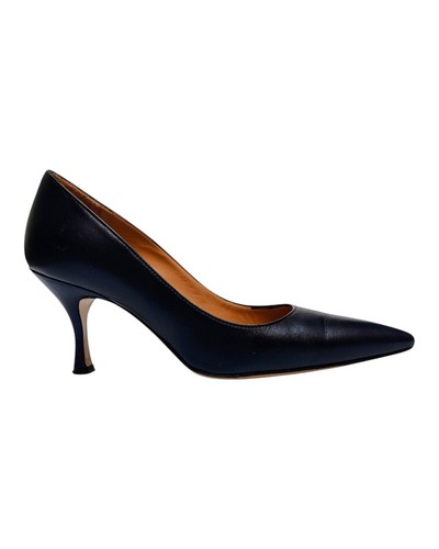 Escarpins noirs cuir - escarpins,