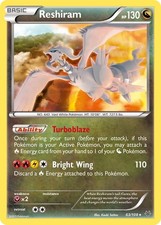 Reshiram 63/108 Holo Rare XY -