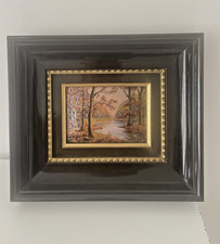 cadre  émaux de Limoges signé Pierre Bonnet .