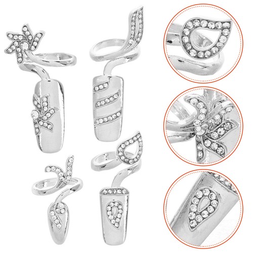 Bague cache ongle anneaux - cache,
