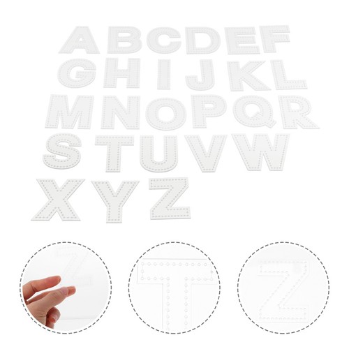 Pochoirs lettres pour - de,