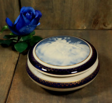 Antique French Limoges Porcelain Jewelry Box Pate sur Pate Camille Tharaud