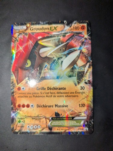 Carte pokémon groudon xy42 - carte,