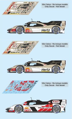 Décal porsche 963 - wec, 12
