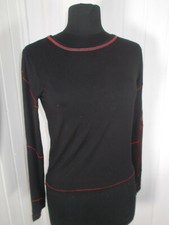 Tee shirt TOP noir viscose