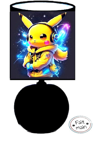 Lampe chevet pikachu - lampe,