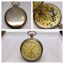 Ancienne montre gousset en argent montre à gousset en argent 900 remontage manuel