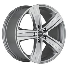 JANTES ROUES MAK STONE 5 POUR RENAULT LAGUNA III 7.5X18 5X114,3 SILVER PQ6