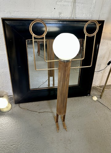 Grand lampadaire bronze - lampadaire,