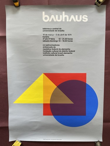 Affiche originale bauhaus - originale,