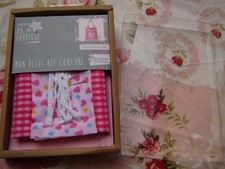 KIT  couture petit sac à anses à coudre 18 X 19 cm