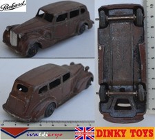 Packard eight sedan 1940's marron d'origine vrai dinky toys england 39a 1/43