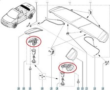 Mégane 2 CC support d'ailette