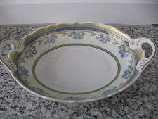 COUPE FRIANDISES PORCELAINE KAISER décor GIARDINE 21,5 cm