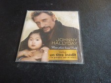 CD SINGLE 2 TITRES "JOHNNY HALLYDAY : MON PLUS BEAU NOEL"