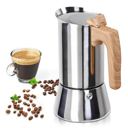 Uncoated cup moka pot - moka, 304