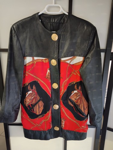 Veste longue cuir - cuir, et