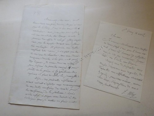 1870 deux lettre autographe - 1870.deux,