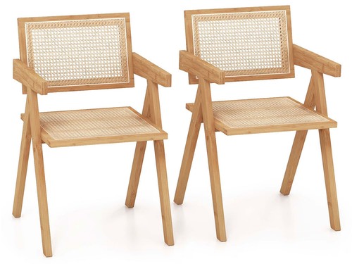 Lot chaises en rotin - lot,