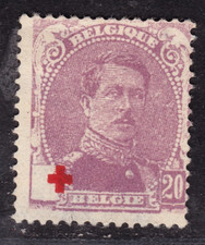 TIMBRE 1914-15 BELGIQUE CROIX