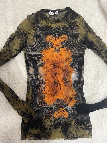 Jean paul gaultier mesh top - jean,