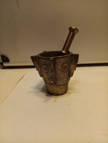 Mortier pilon bronze - mortier, et