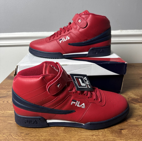 Men fila 13v lea syn - men's, red