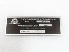 Données Plaque Pour Vintage