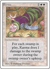 Magic MTG - Karma - Unlimited - PLAYED - EN