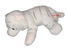 Peluche doudou tigre blanc - peluche,