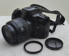 Reflex Minolta Dynax 500si Objectif Zoom AF 35/70mm. Filtres. Fonctionne Nickel 