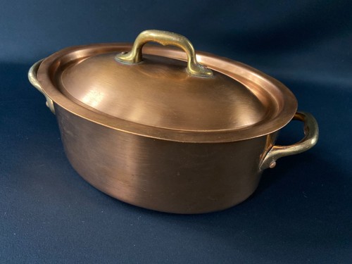 Cocotte ovale cuivre - cocotte,