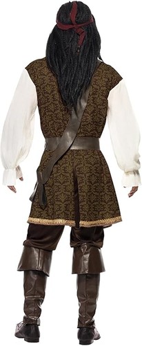 Mens high seas pirate costume - high,