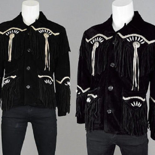 Hommes ancien cow - ancien, noir