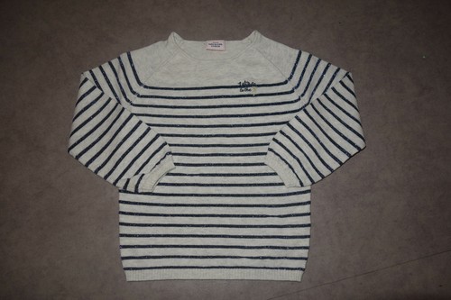 Pull fin marinière lurex - marinière, tape