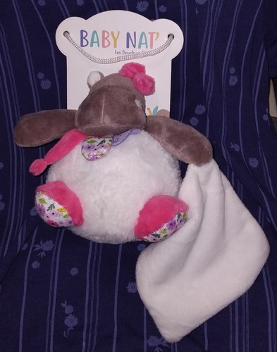Peluche doudou hippopotame - doudou,