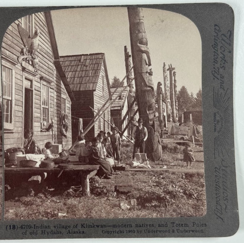 Indian village klinkwan - village, of