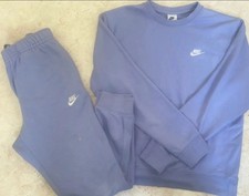 Nike Club Fleece Ensemble Violet Bleu Taille S