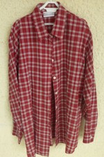 Chemisier Bordeaux Blanc - taille 42 - Marque Cristel - NEUF