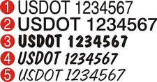 Lot de numéros USDOT -
