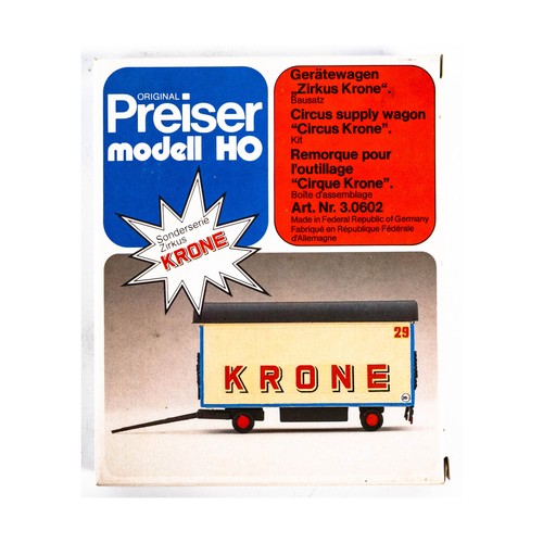 Preiser circus equipment - circus,
