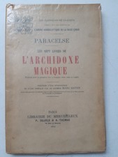 Paracelse les sept livres - sept,