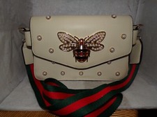 SAC A MAIN Papillon et perle