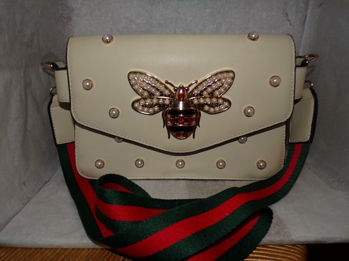 Sac main papillon perle - main,