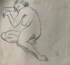 PHILIPPE ROUART (1904-1993) Neveu de Berthe Morisot Dessin original (6)