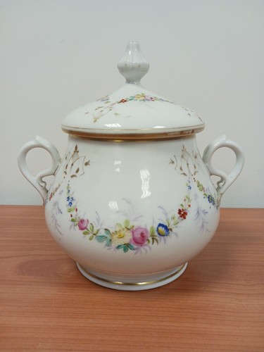 Ancien sucrier porcelaine - ancien, en