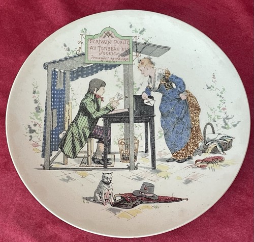Belle assiette faience - belle,