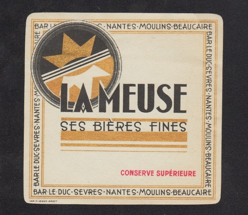 Etiquette chromo ancienne - etiquette,