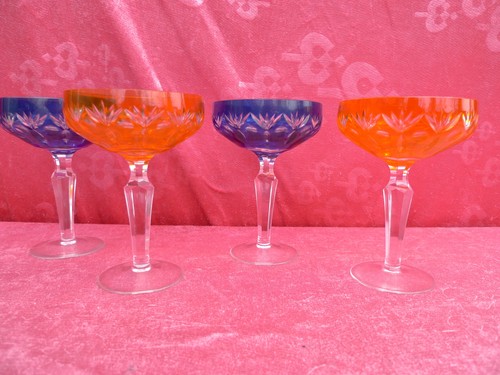 Vieux verres champagne en - verres, À