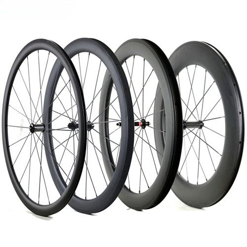 Carbon road bike wheelset - carbon,